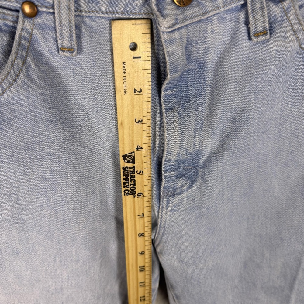 Wrangler Jeans Mens 31x32 Light Wash‎ 936GBH Cowboy Cut Slim Fit Denim Western - Picture 3 of 8